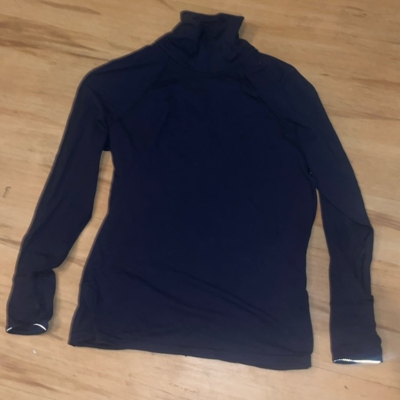 Lululemon Hill & Valley Turtleneck Long Sleeve Nocturnal Teal - Picture 4 of 10
